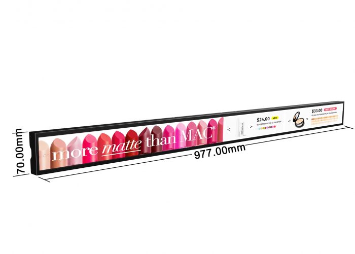 37.8inch digital shelf edge lcd display