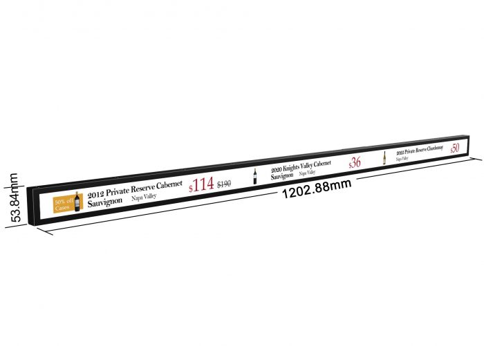 46.6inch digital shelf edge lcd display