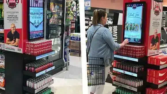 Coca-Cola Digital Signage – Ultra-wide Stretched LCD Bar Screen Digital Signage Solution from DNR Coca-Cola Digital Signage - Ultra-wide Stretched LCD Bar Screen Digital Signage Solution from DNR
